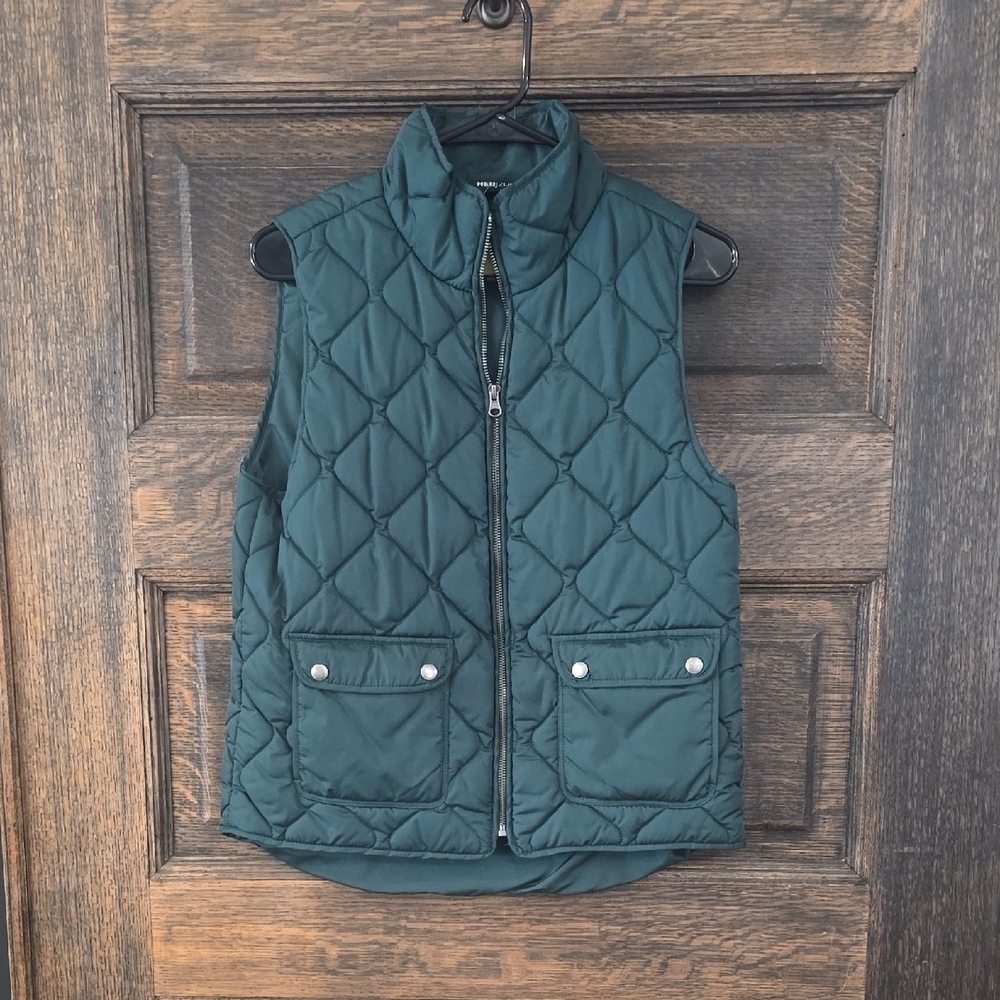 Women's Quilted Vest - Green